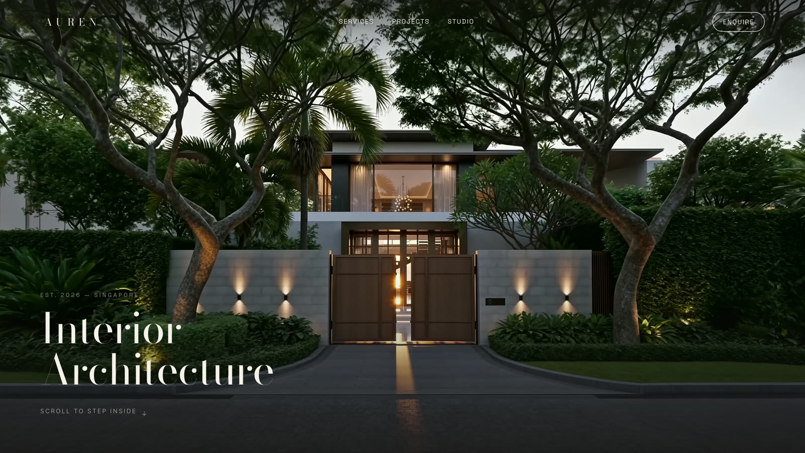 AUREN — Interior Architecture — homepage