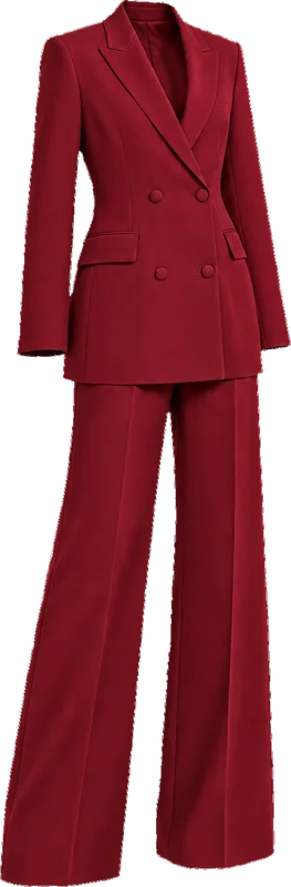 Oxblood suit