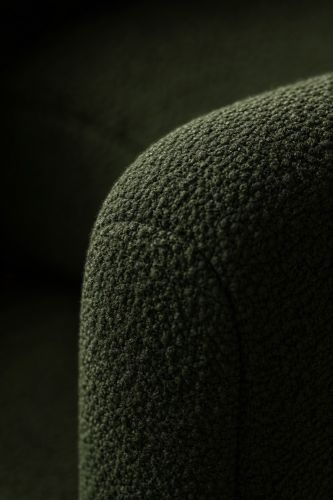 Boucle weave close up